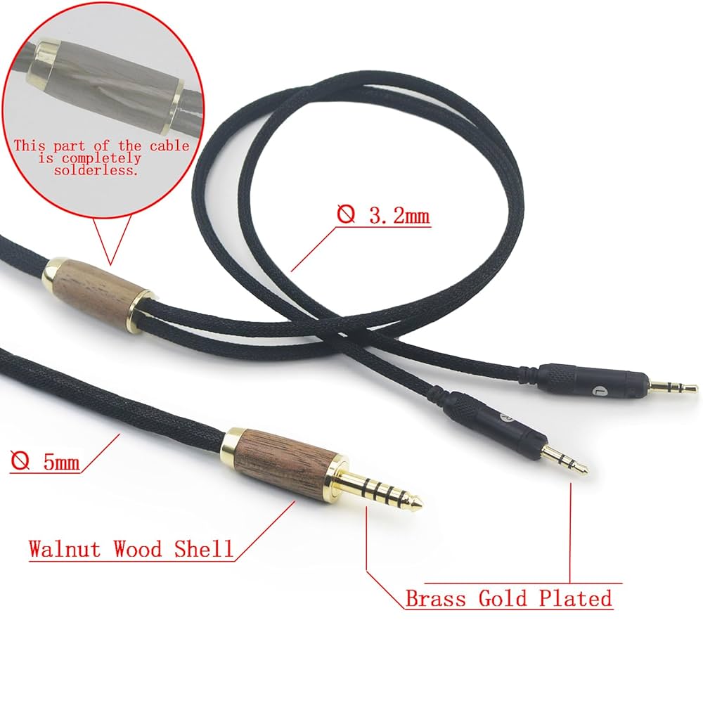 Amazon.com: NewFantasia Replacement Audio Cable 4.4mm